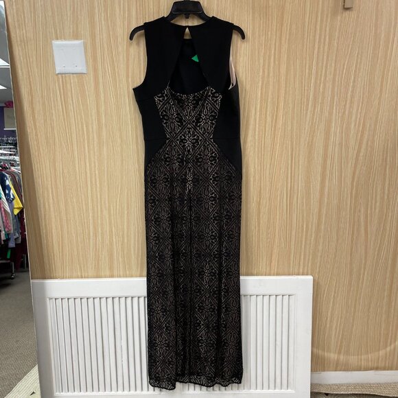 London Times Black Lace Dress Size 14 - Picture 4 of 4